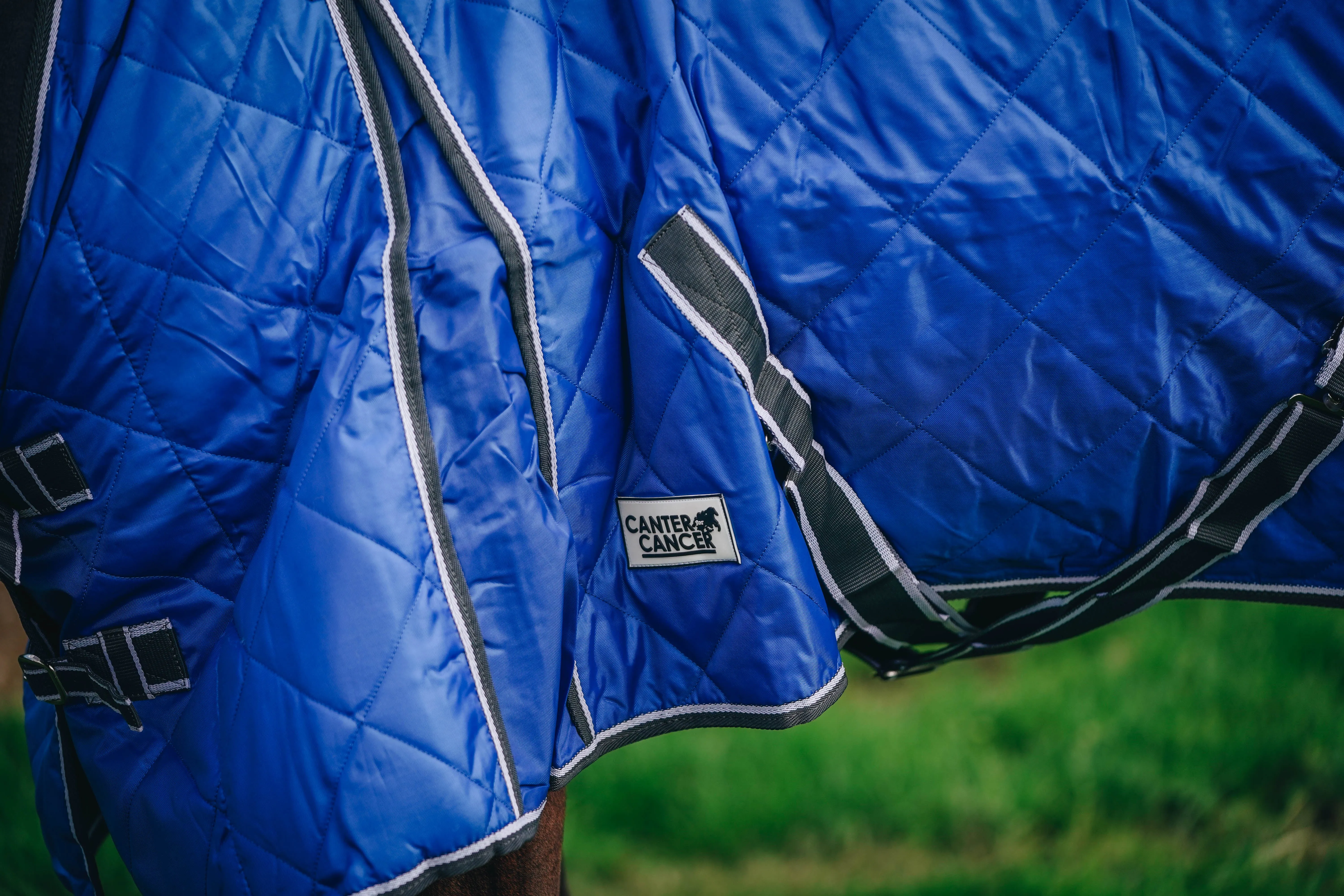 100g Royal Blue Quilted Doona (Pony)