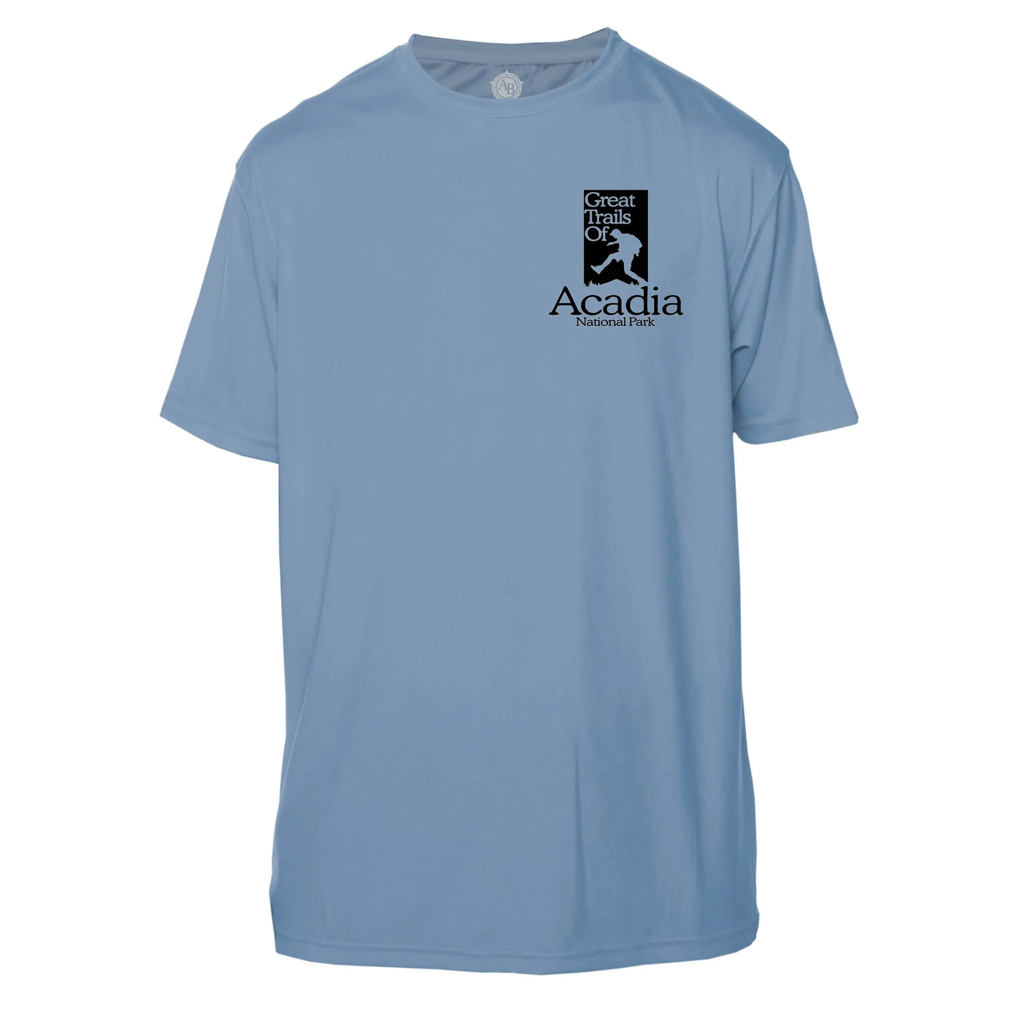 Acadia National Park Great Trails Short Sleeve Microfiber Men's T-Shirt