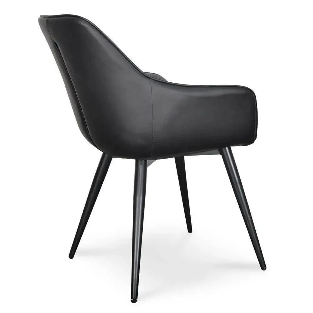 Calibre Dining Chair - Black PU (Set of 2) DC2082-SEx2