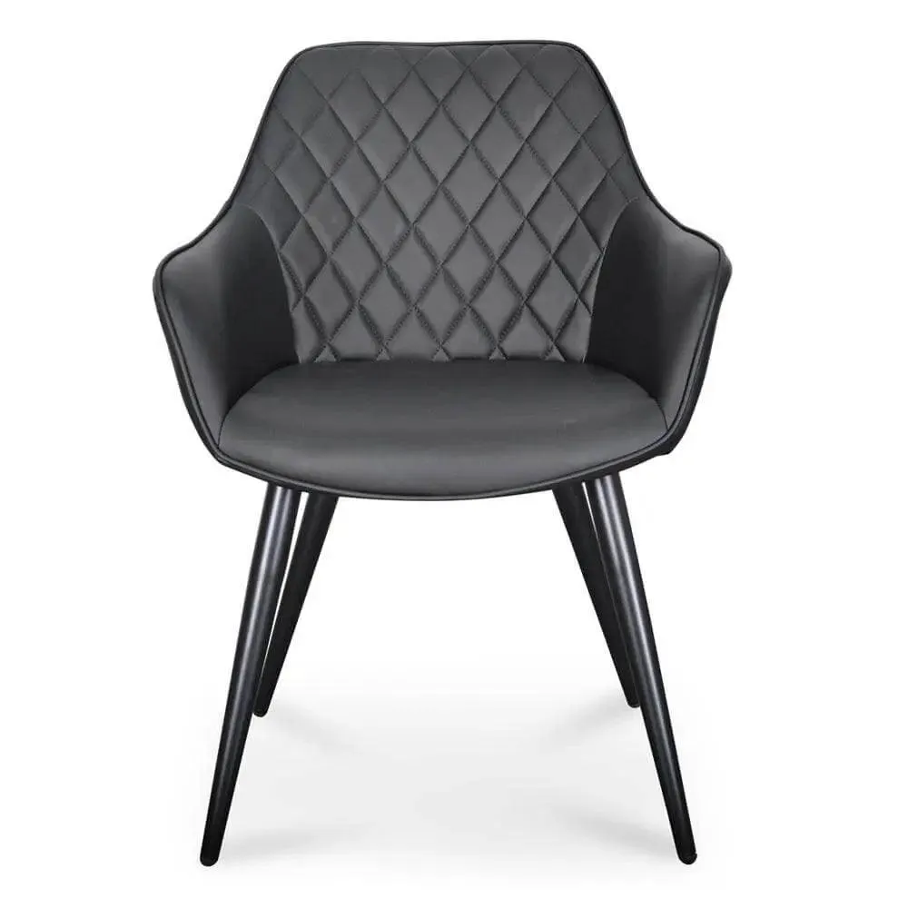 Calibre Dining Chair - Black PU (Set of 2) DC2082-SEx2