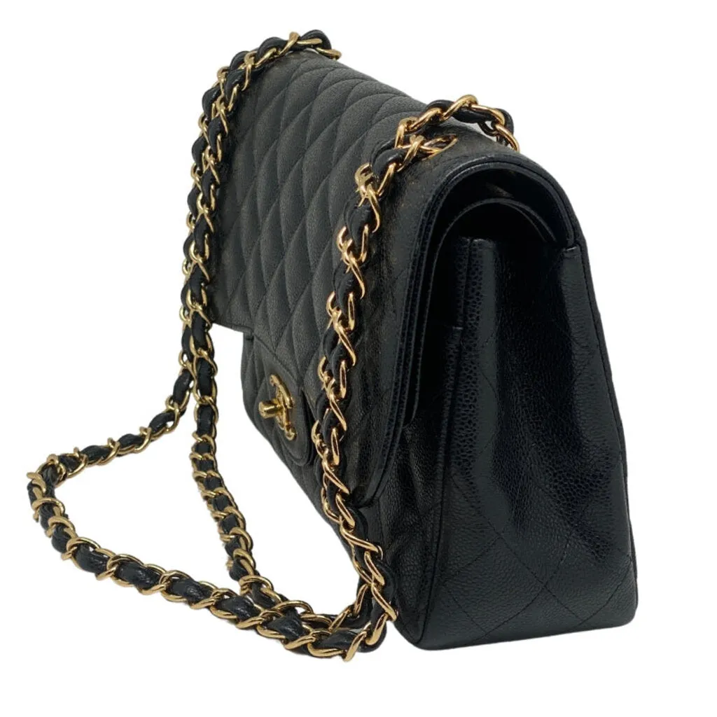 Chanel Caviar Quilted Jumbo Double Flap Bag