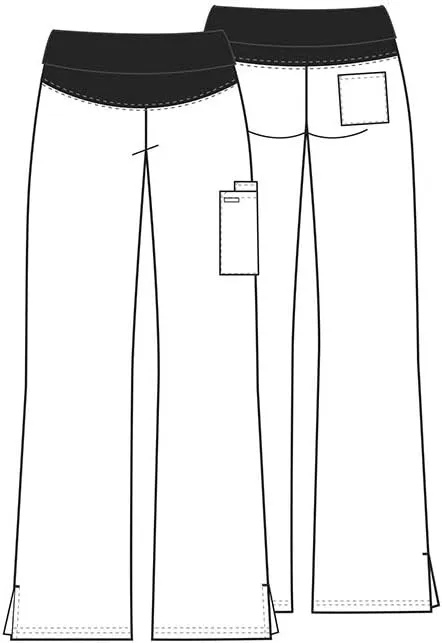 Cherokee Women's Maternity Elastic Waist Scrubs Pant