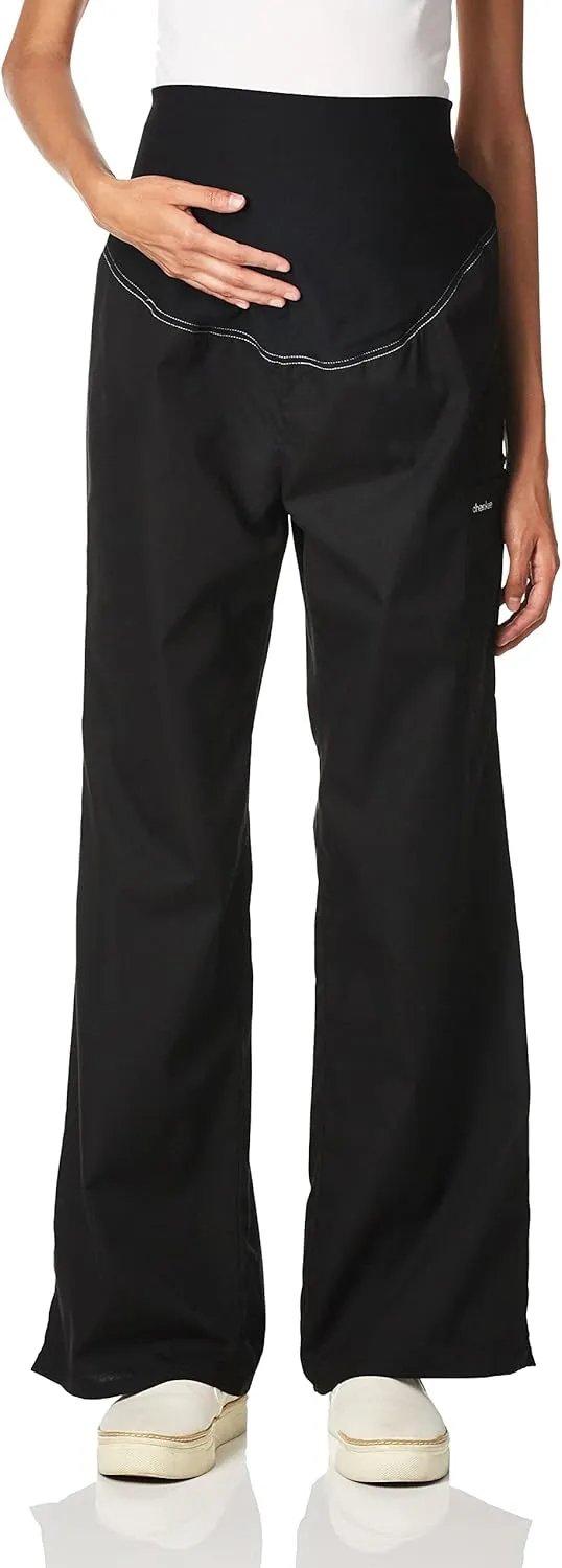 Cherokee Women's Maternity Elastic Waist Scrubs Pant