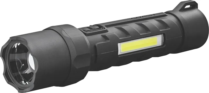 Coast PS700 Flashlight, AA Battery, Alkaline, USB Rechargeable, Zithion-X Battery, LED Lamp, Bulls Eye Spot, Flood Beam :EA: QUANTITY: 1