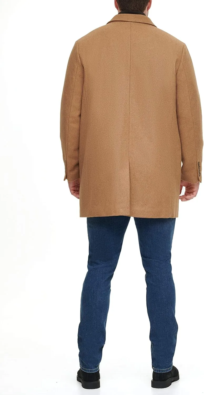 Dockers Men's Henry Wool Blend Top Coat (Regular and Big & Tall Sizes)