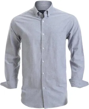 Double Pump Mens Button Down Shirts Cotton Long Sleeve Shirts Regular Fit