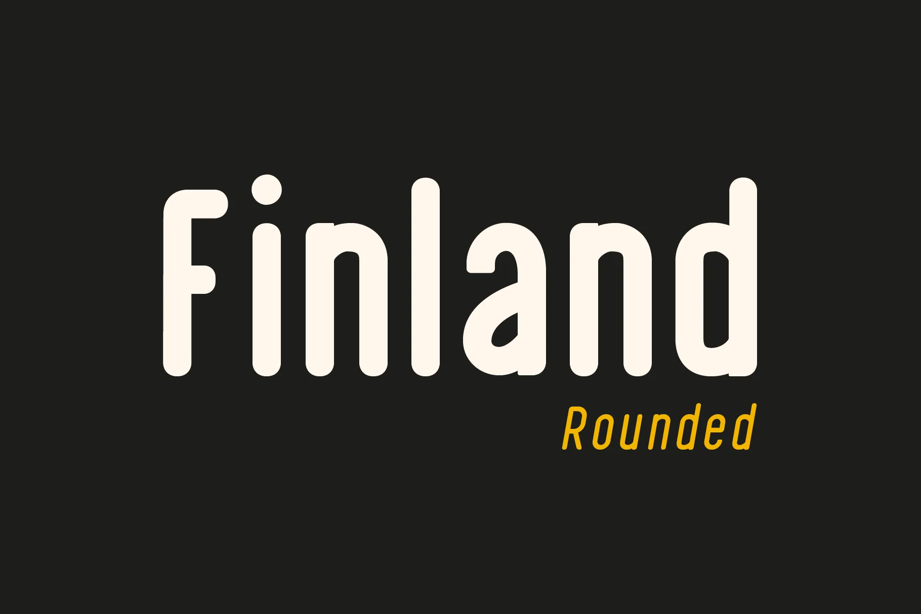Finland - Free Rounded Thin Geometric Font