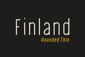 Finland - Free Rounded Thin Geometric Font
