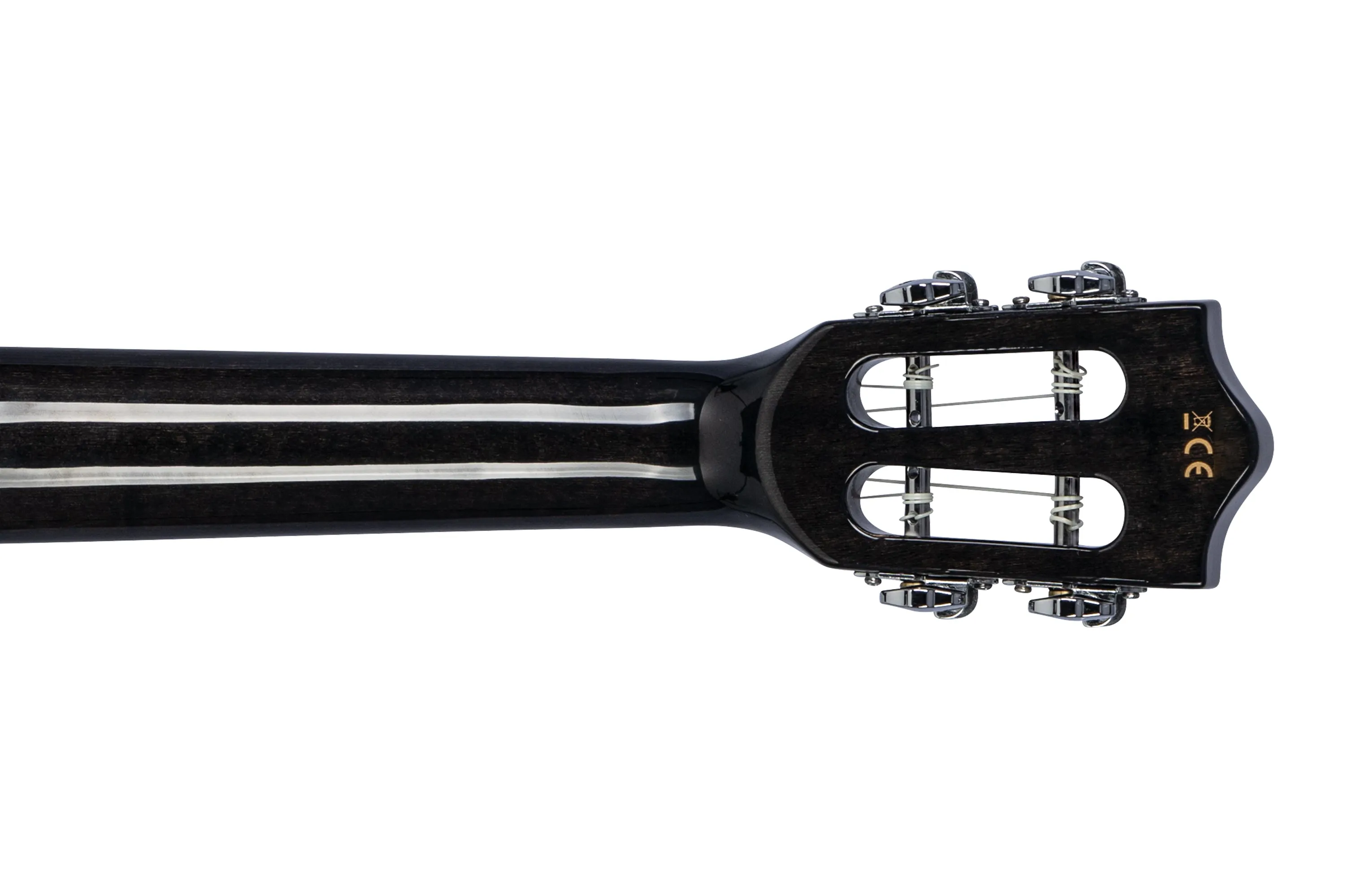 Lanikai QM-BKCET Black Quilted Maple Tenor Ukulele w/ Pickup