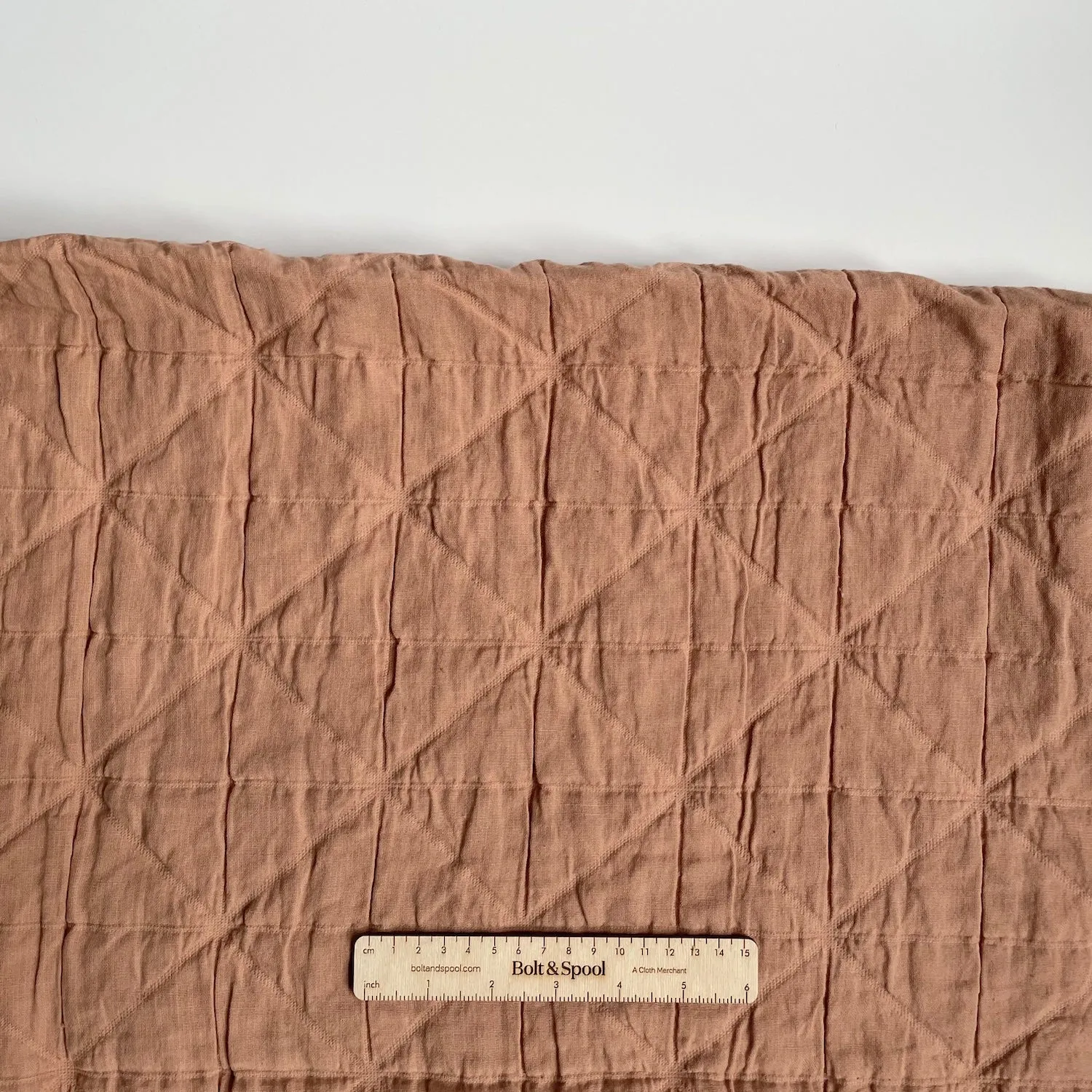 Merchant & Mills Fabric : Cotton Jacquard - Dauphine Pink