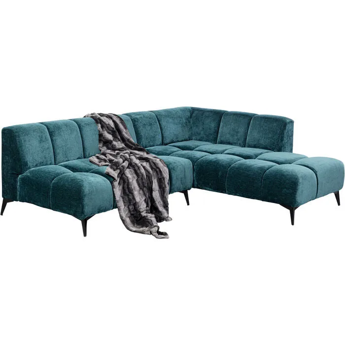 Nia Dark Green Corner Sofa