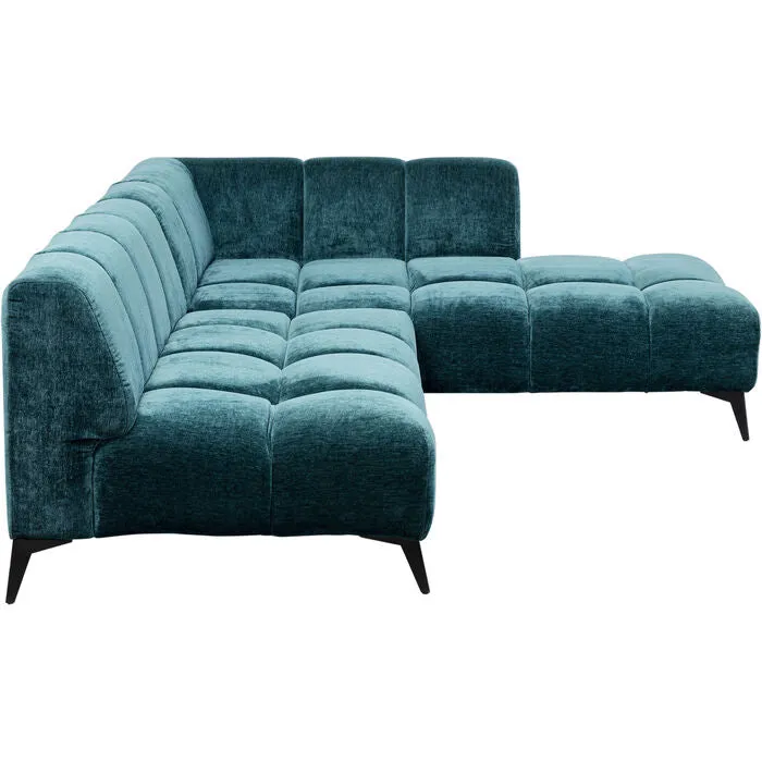 Nia Dark Green Corner Sofa