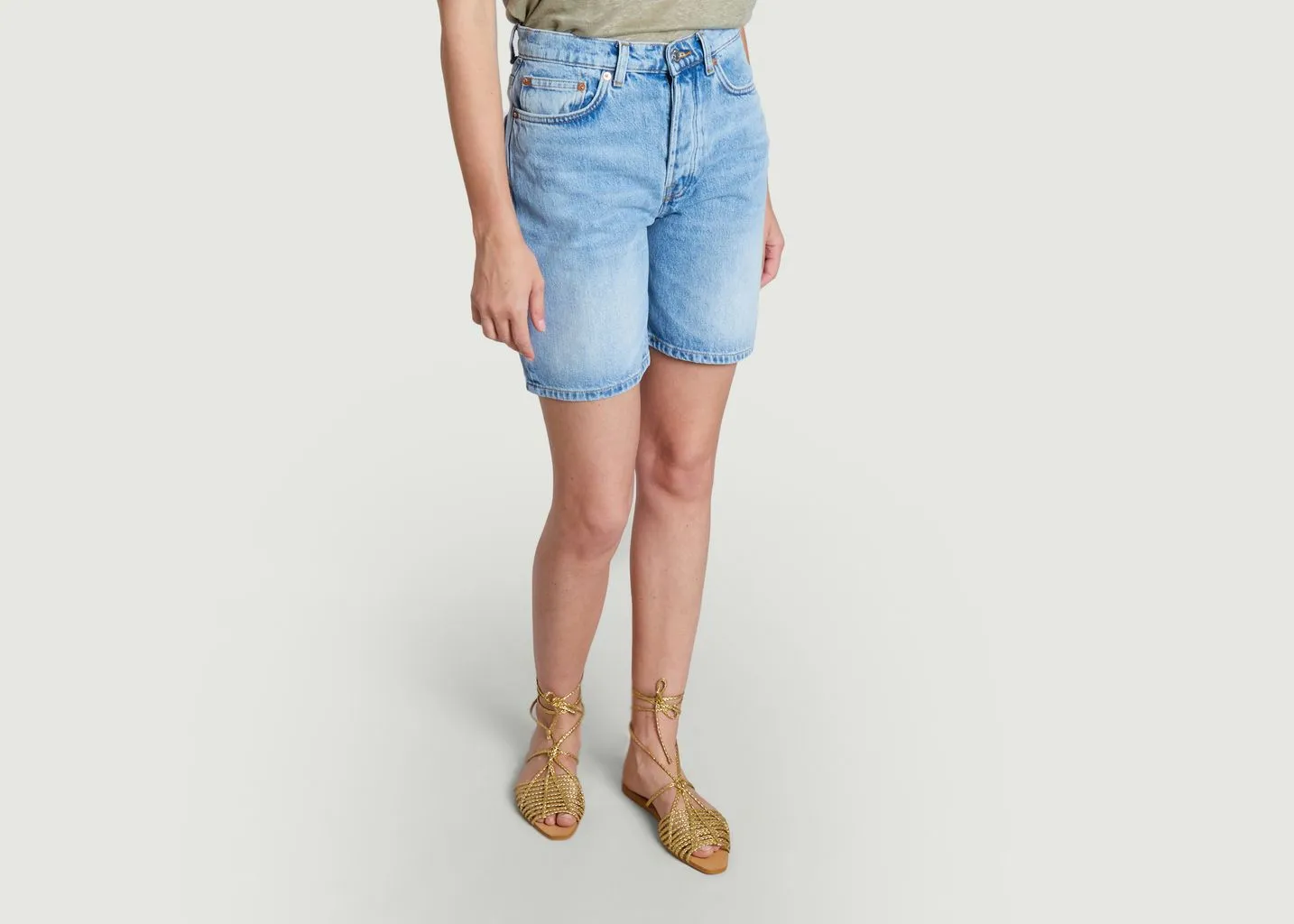 Pantalons, Shorts Short Shelly Light Heritage Samsoe - Samsoe - Bleu - Femme