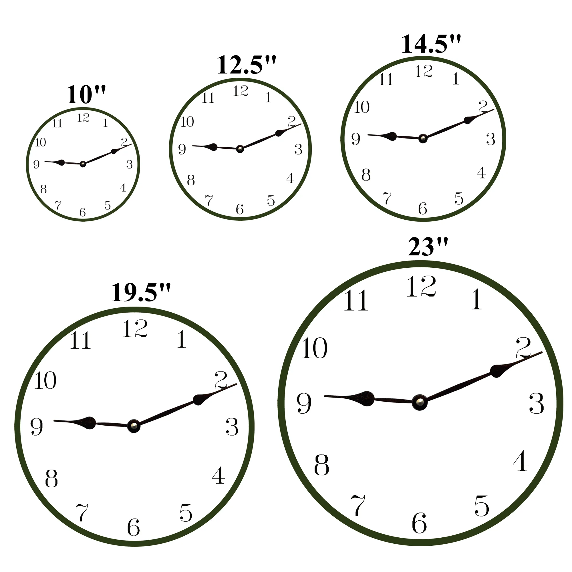 Personalized Red Clock- Barn Red Clock