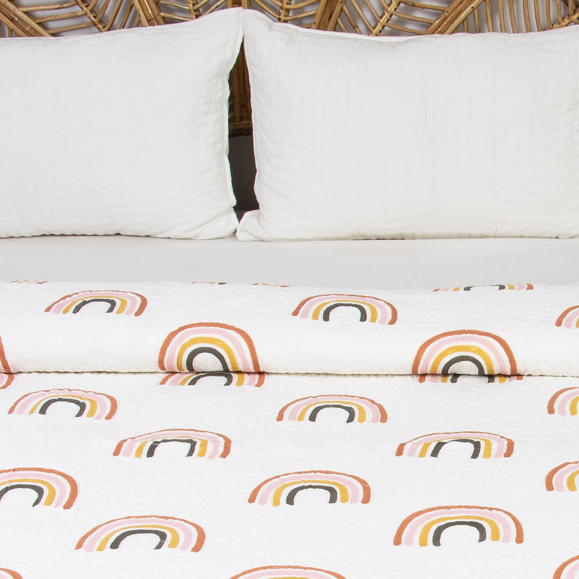 Premium Sunrise Design Pure Cotton Machine Quilts