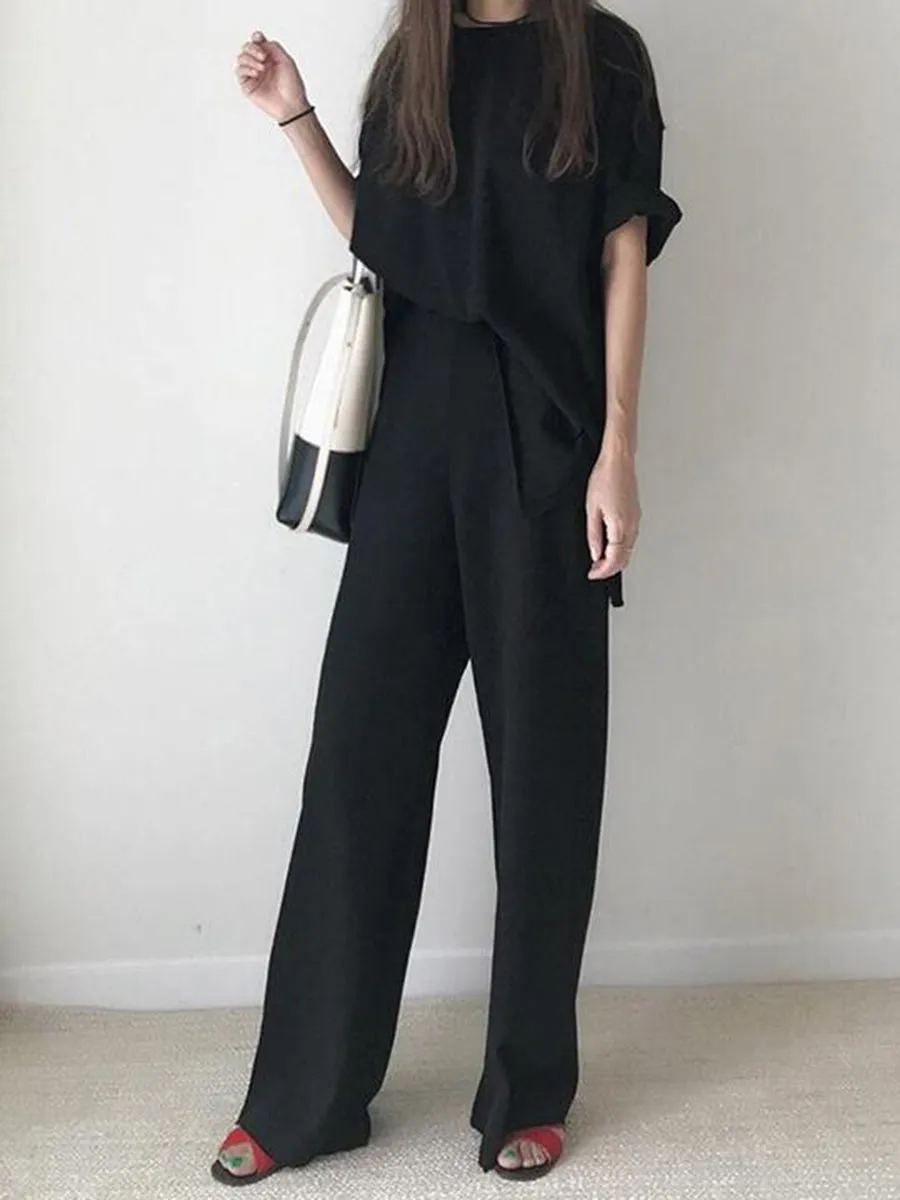 Pure Color Casual and Comfortable Suit