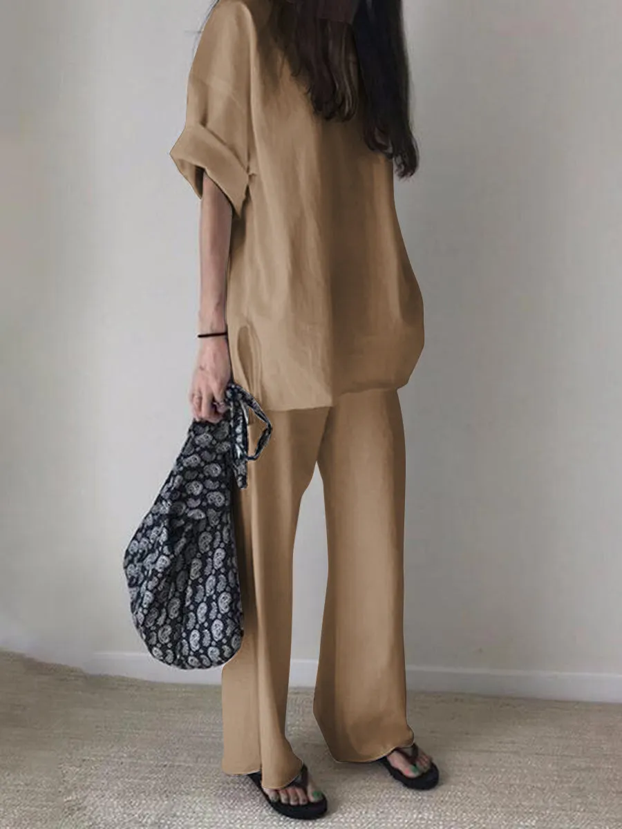Pure Color Casual and Comfortable Suit