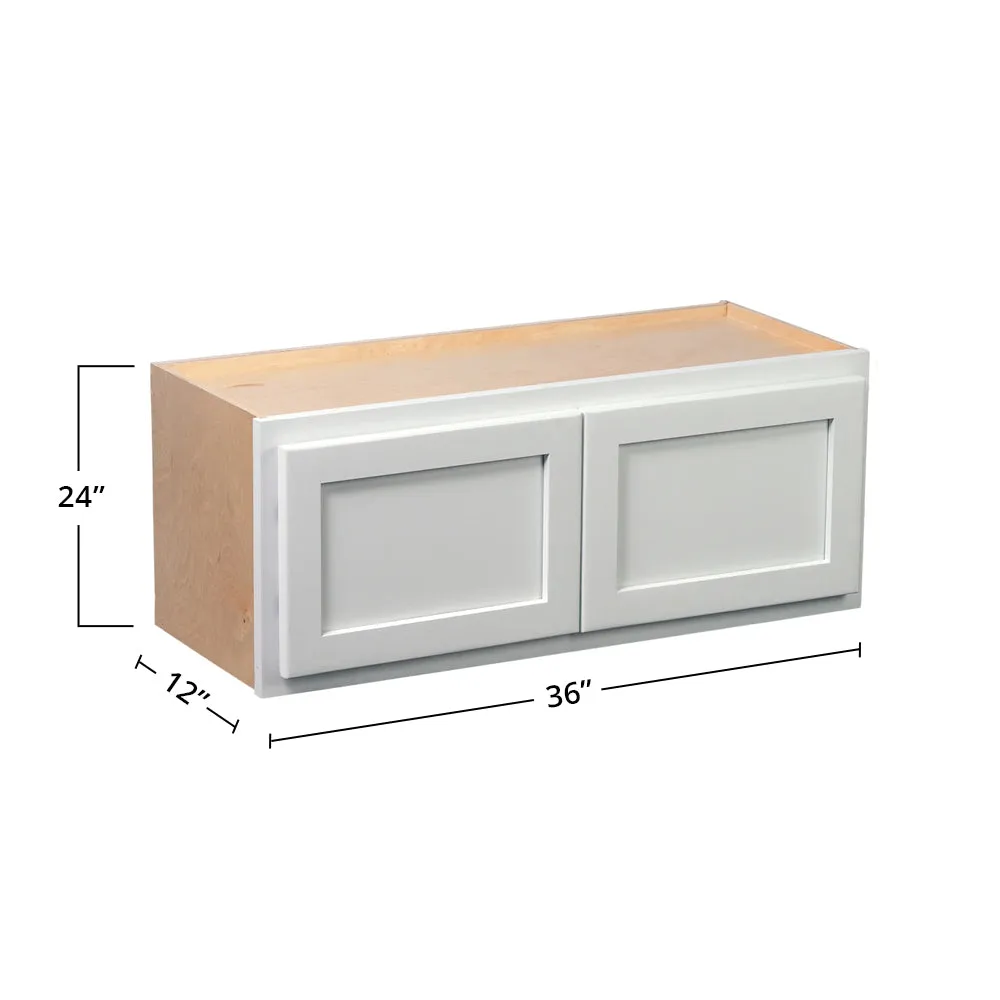 Pure White 36" x 24" x 12" Wall Cabinet