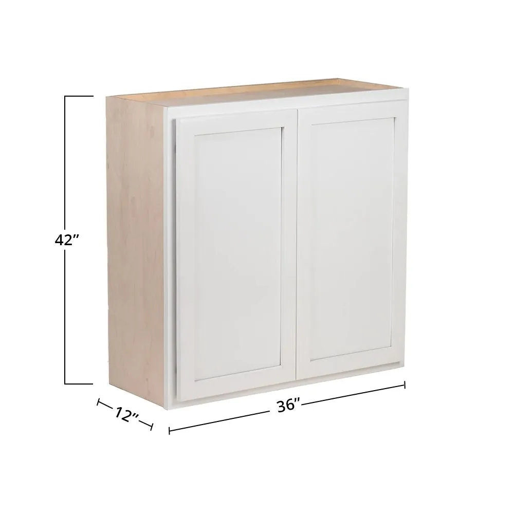 Pure White 36" x 42" Wall Cabinet