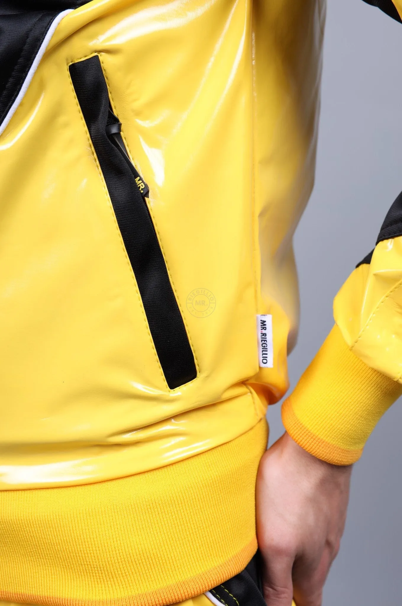 PVC 24 Tracksuit Jacket – Yellow