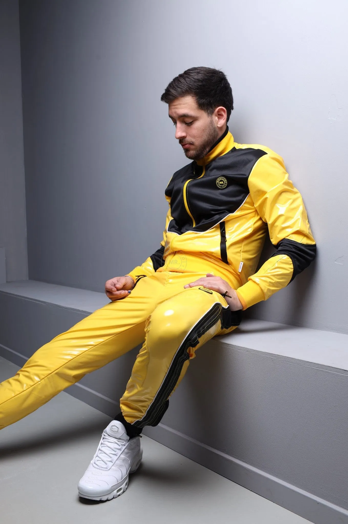 PVC 24 Tracksuit Jacket – Yellow
