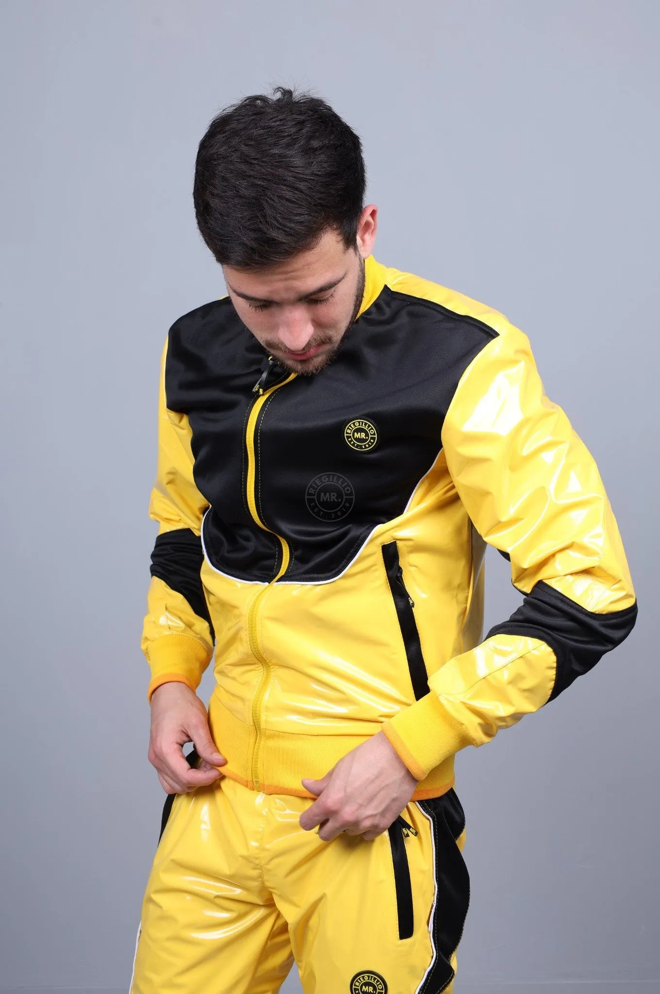 PVC 24 Tracksuit Jacket – Yellow