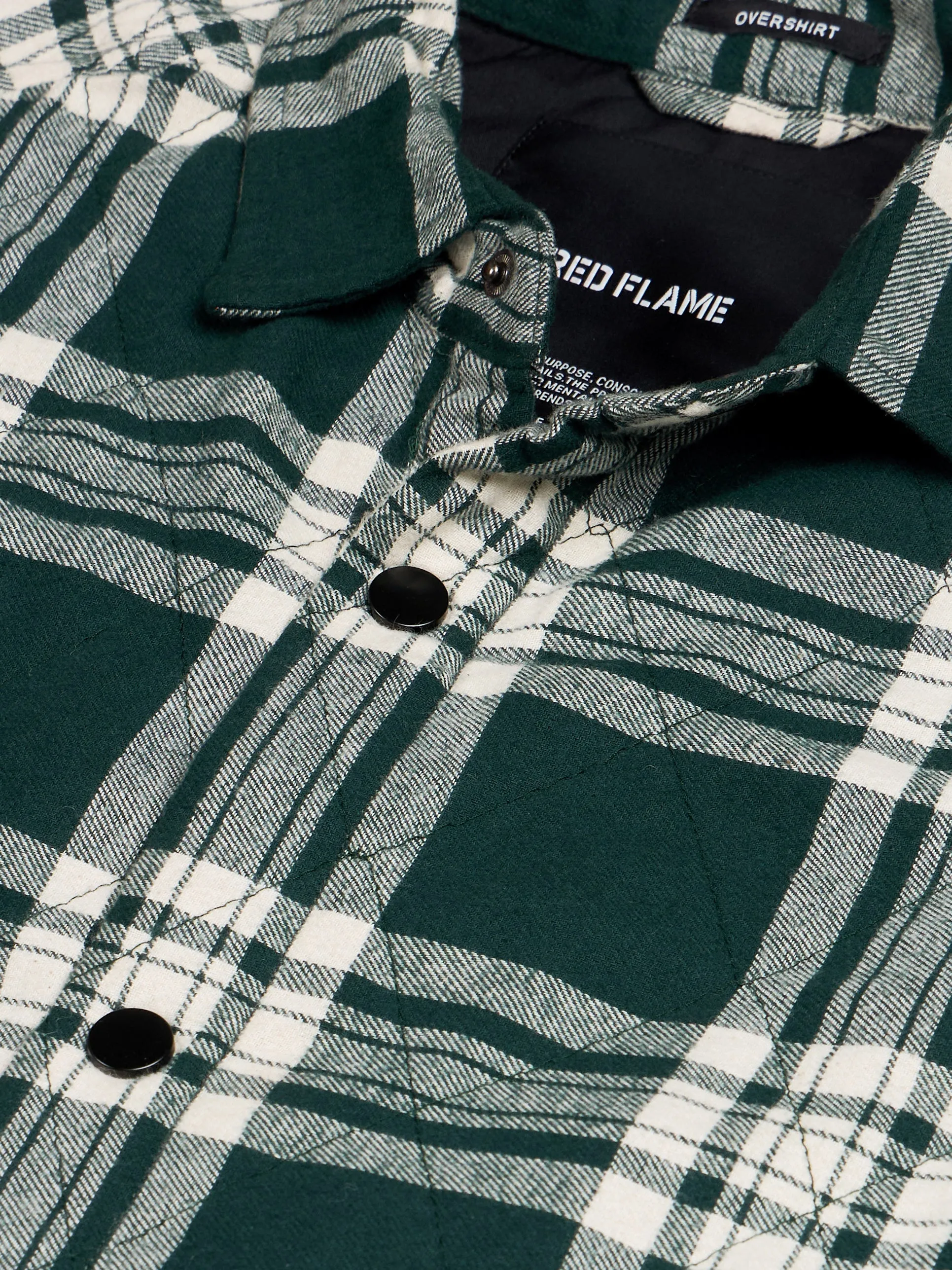 Quilted Checked Over Shirt