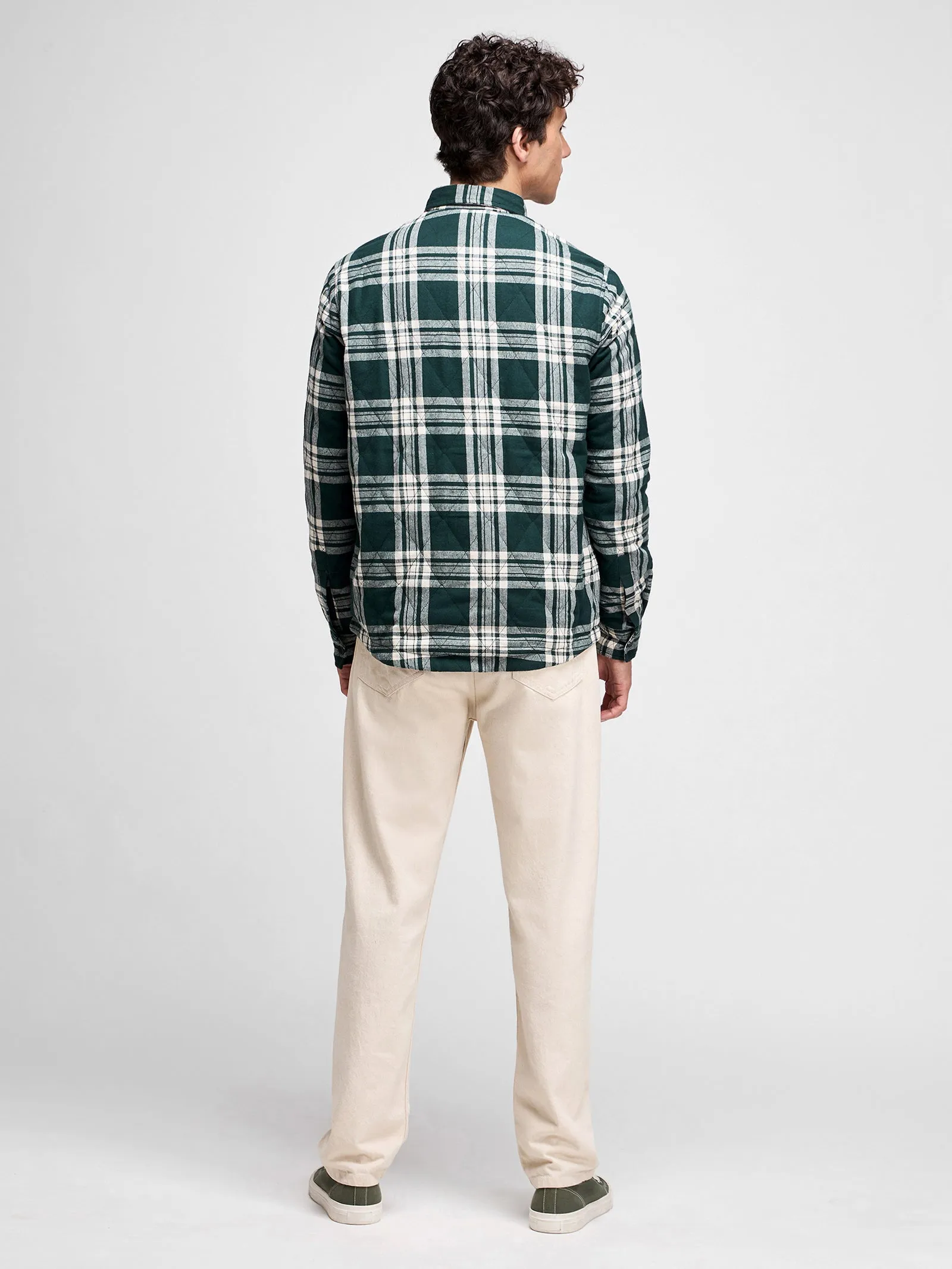 Quilted Checked Over Shirt