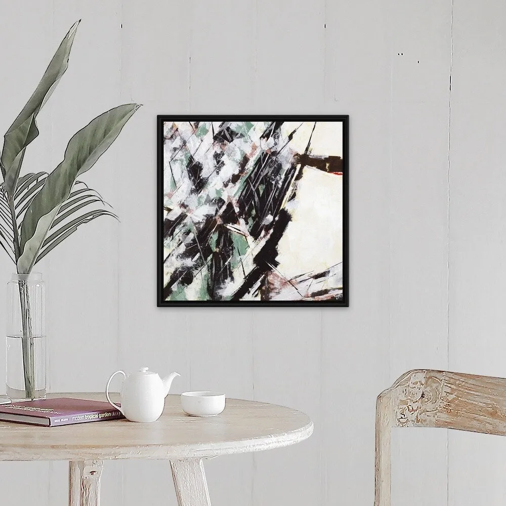 "Autumn Intervals" Black Float Frame Canvas Art