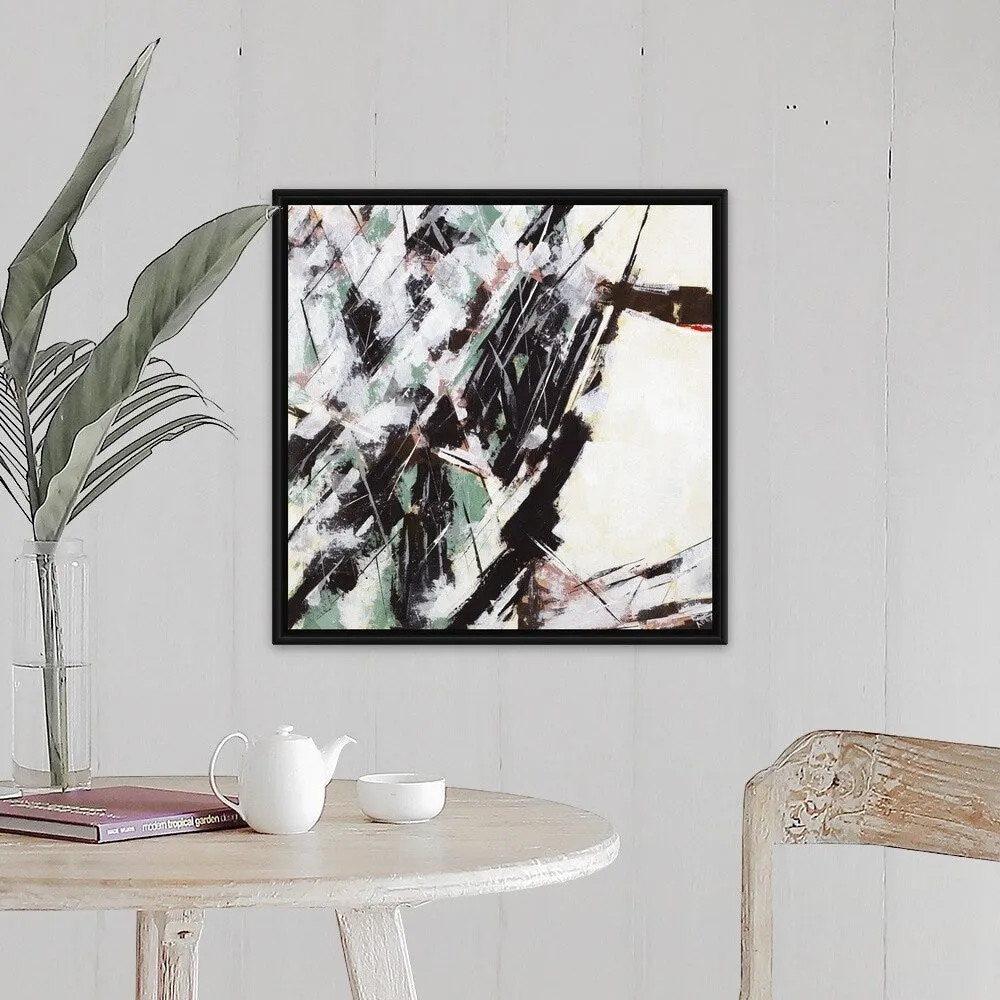 "Autumn Intervals" Black Float Frame Canvas Art