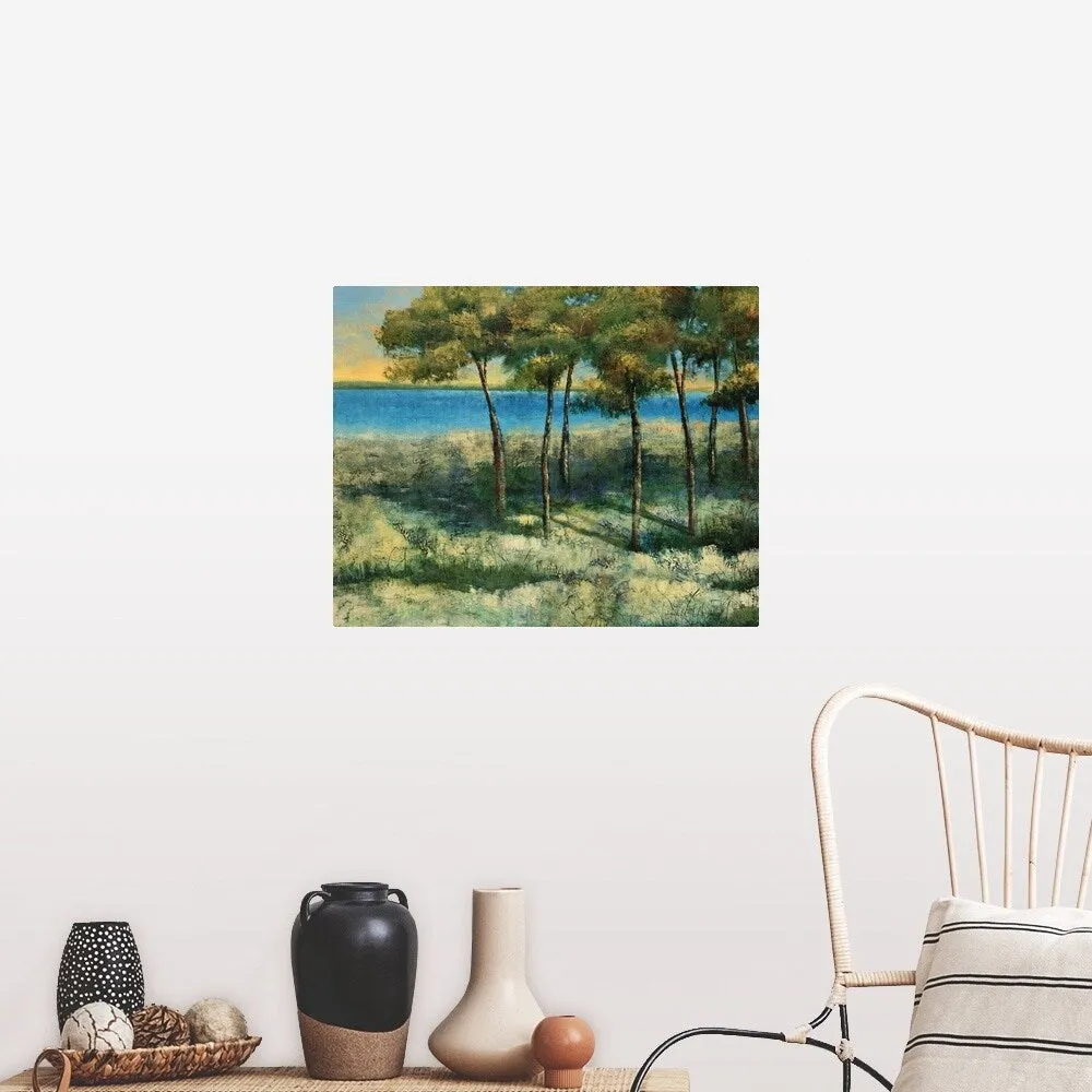 "Beach Trees" Poster Print - Multi
