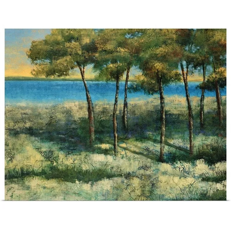 "Beach Trees" Poster Print - Multi