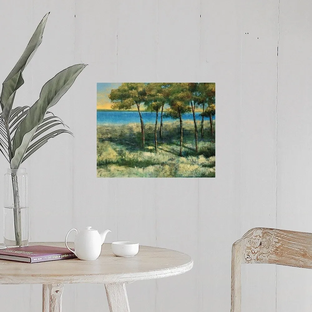 "Beach Trees" Poster Print - Multi