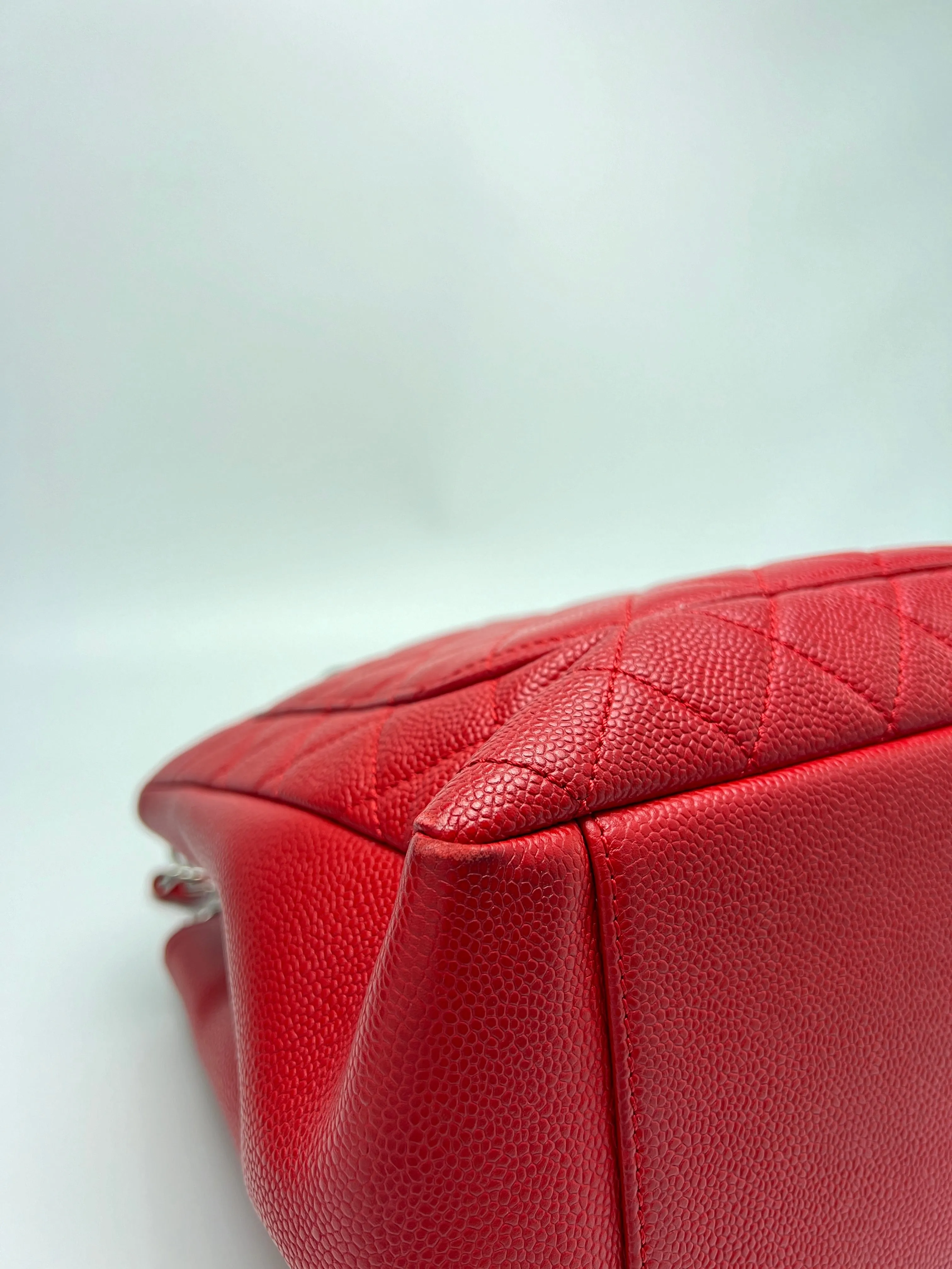 Red Caviar Quilted Grand Shopping Tote GST SHW