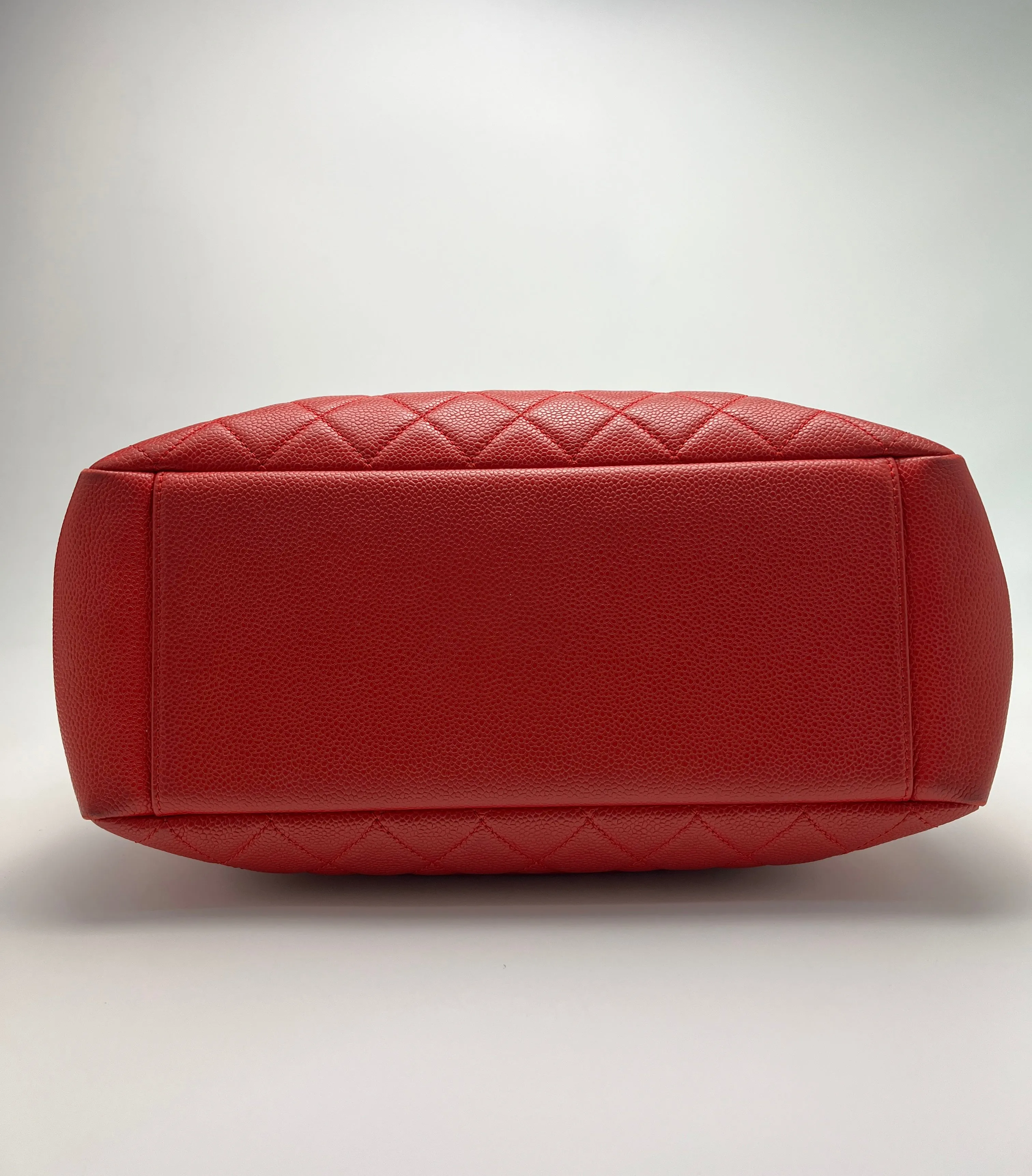 Red Caviar Quilted Grand Shopping Tote GST SHW