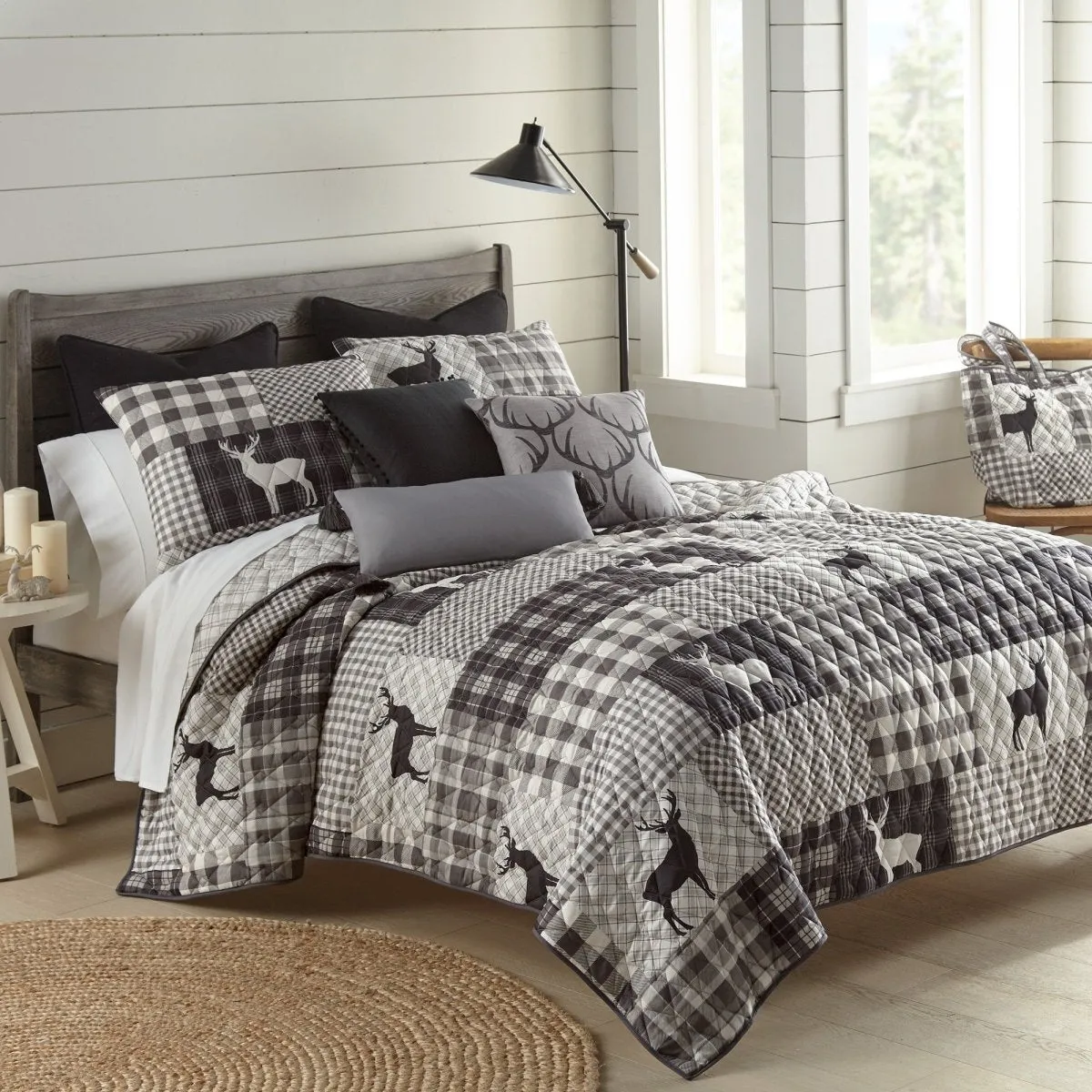 Ridge Point Quilted Bedding Set - Queen