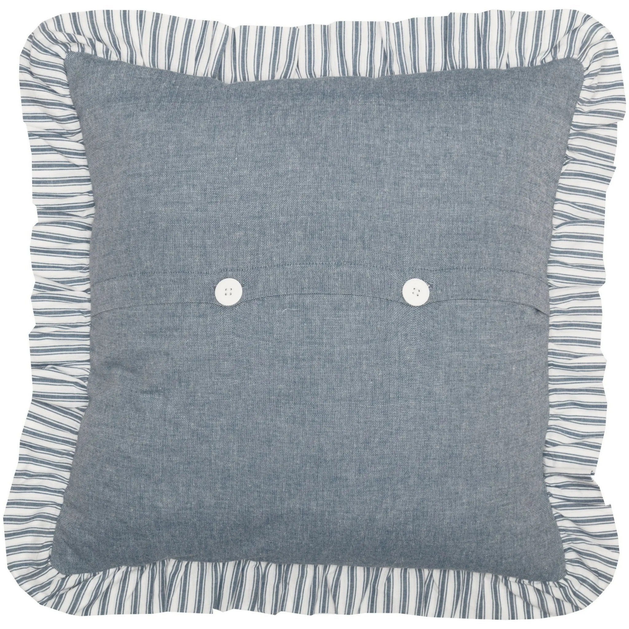 Sawyer Mill Blue Barn Star Pillow 18" Filled