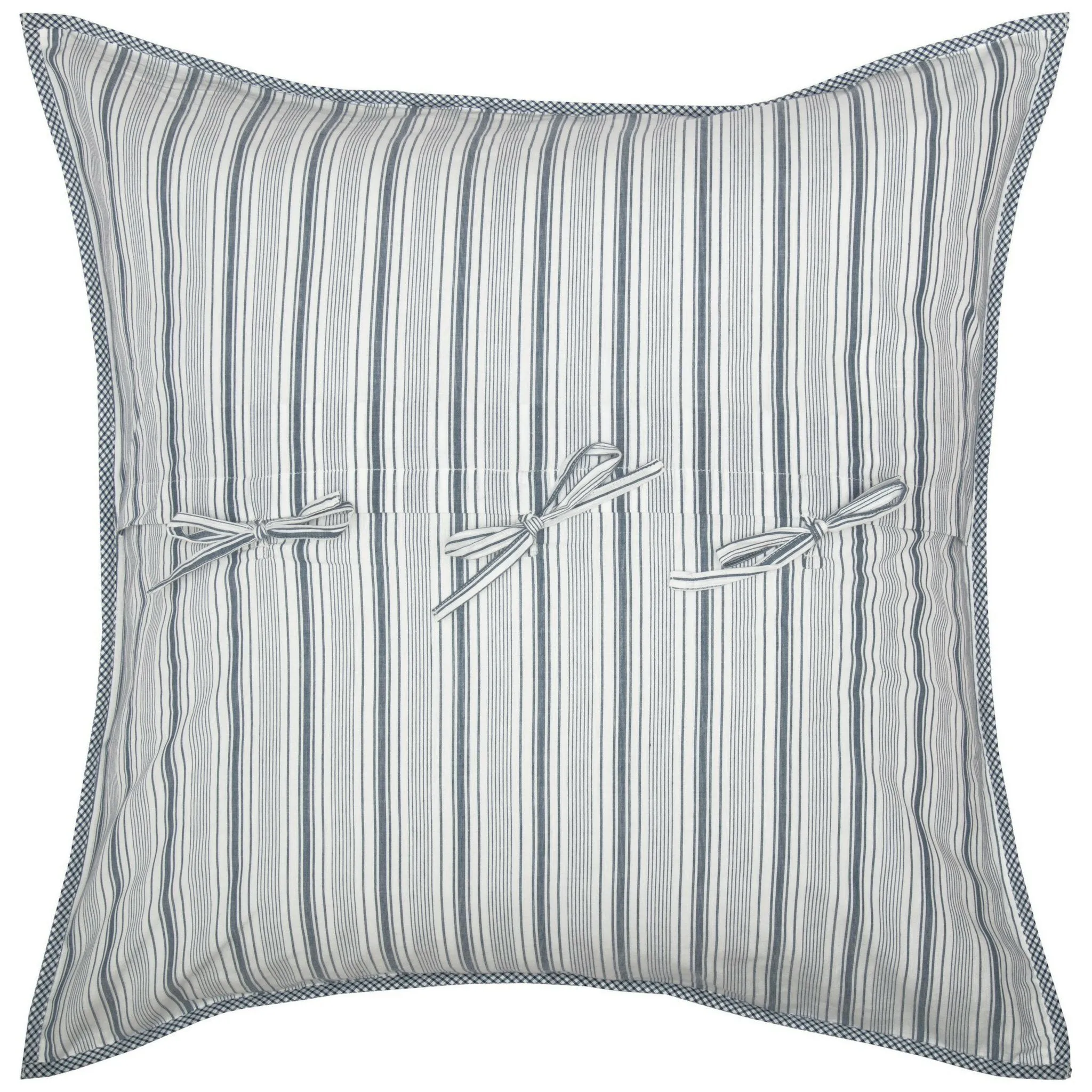 Sawyer Mill Blue Quilted Euro Sham 26x26"