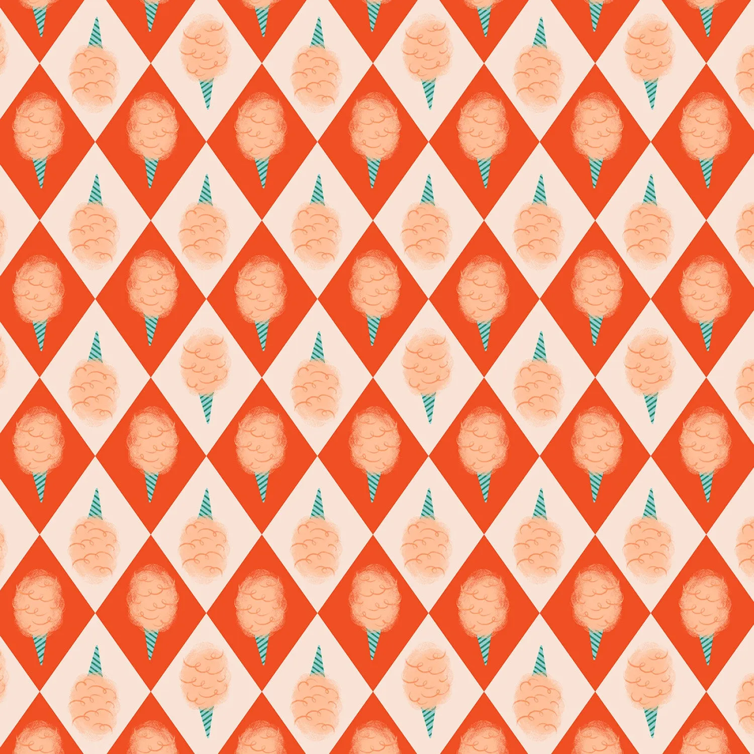 Ticket to Ride | Lava Cotton Candy by Faye Guanipa for Dear Stella | DFG2873-LAVA