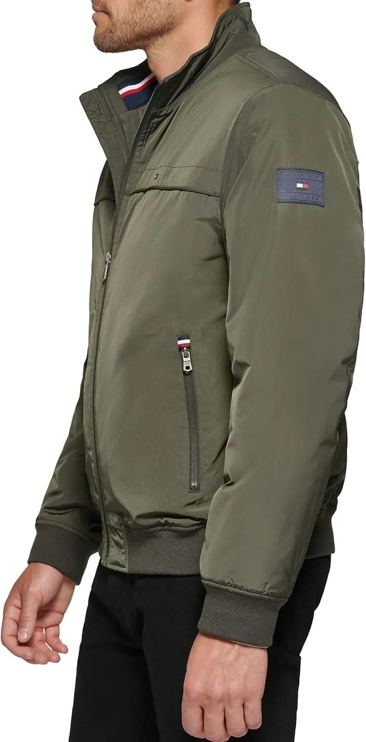 Tommy Hilfiger Men's Performance Faux Memory Bomber Jacket