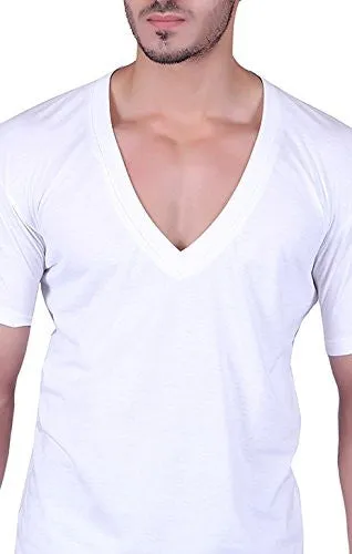 Vivid Bharti Men's Cotton T-Shirt (ri03_White_XX-Large)