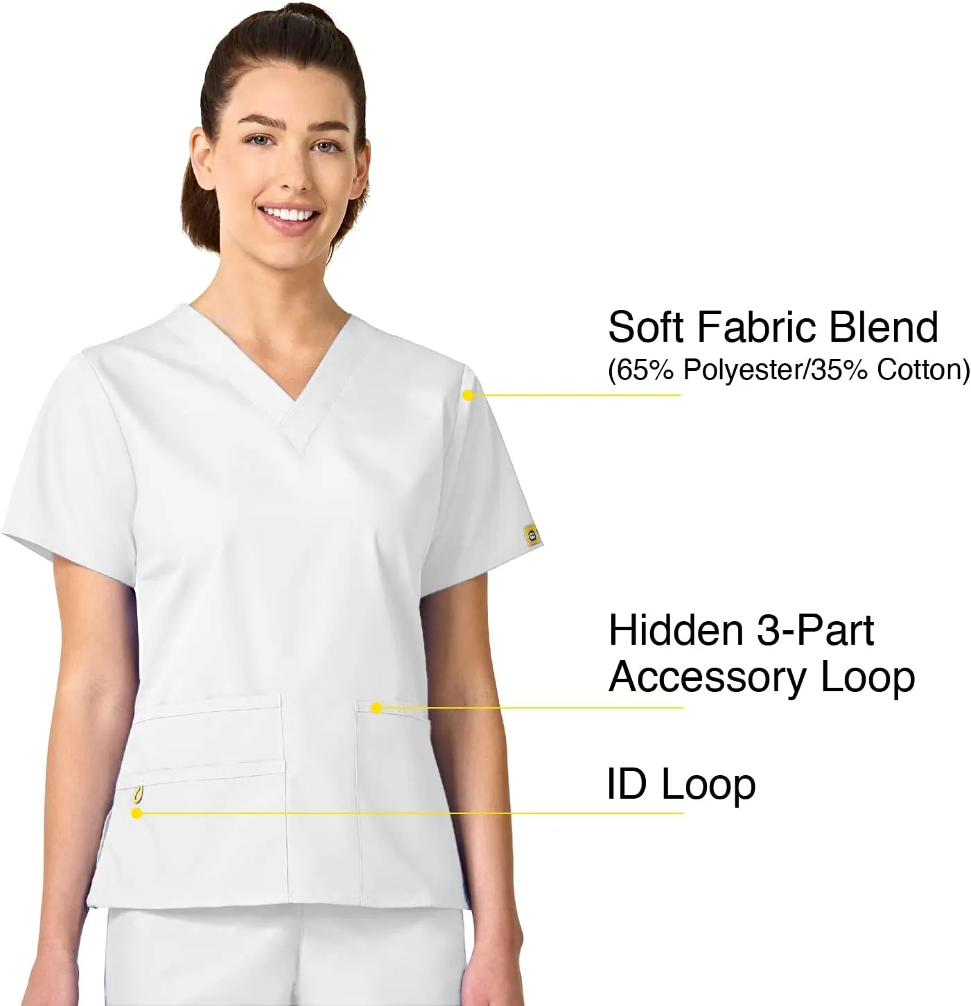 WonderWink Women's Origins Bravo Scrub Top