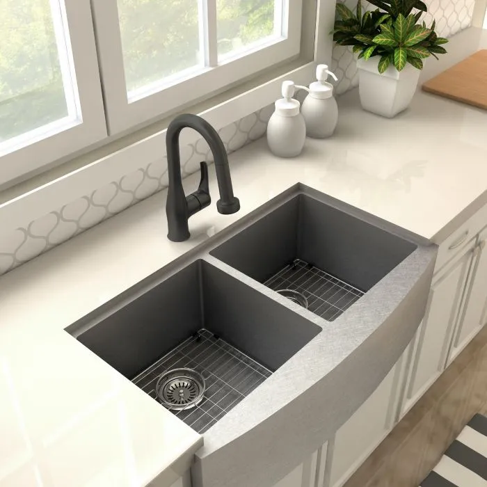 ZLINE Dali Kitchen Faucet in Electric Matte Black (11-0131-EMB)